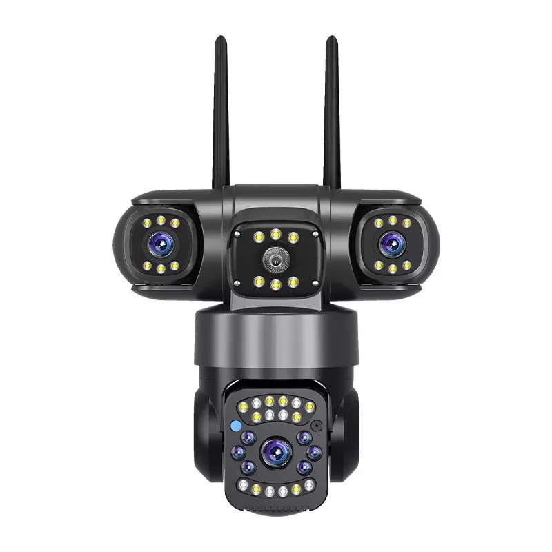 4G WiFi 3-Lens Outdoor Camera